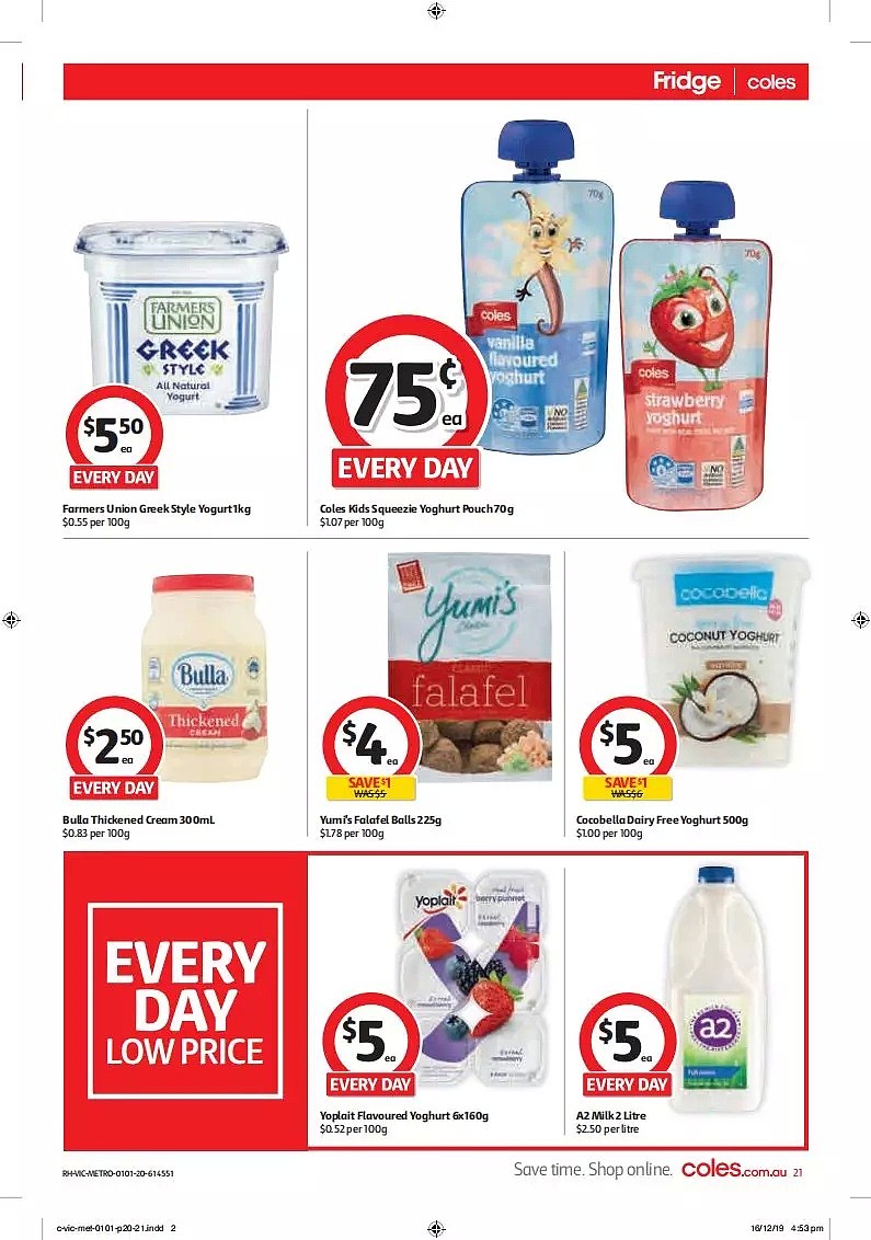 Coles 1月1日-1月7日折扣，大米、沐浴露半价！ - 21