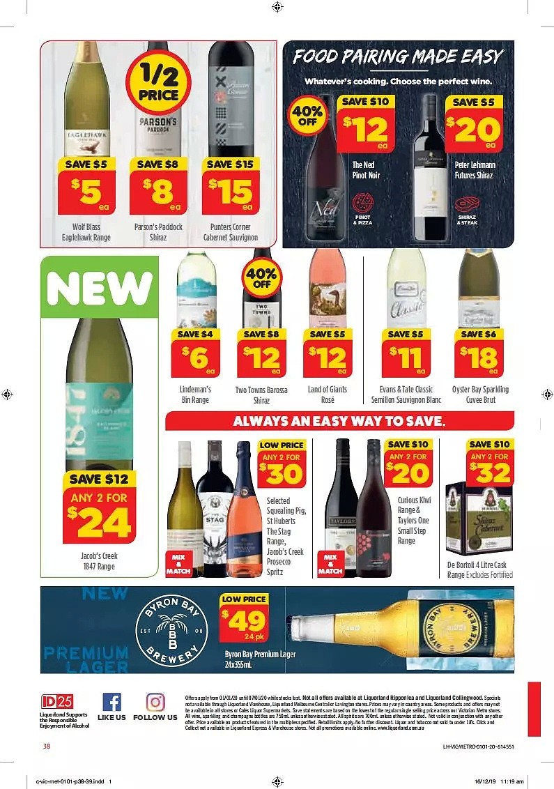 Coles 1月1日-1月7日折扣，大米、沐浴露半价！ - 38