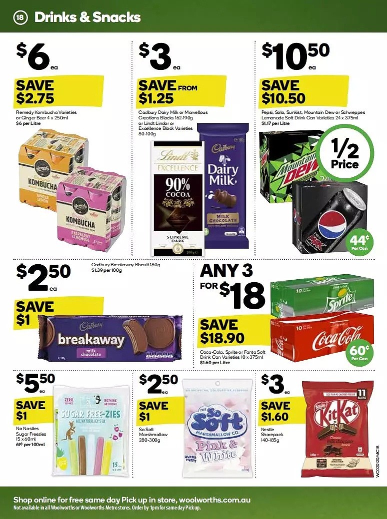 Woolworths 1月2日-1月7日折扣，洗发水、防晒霜、大米半价！ - 18