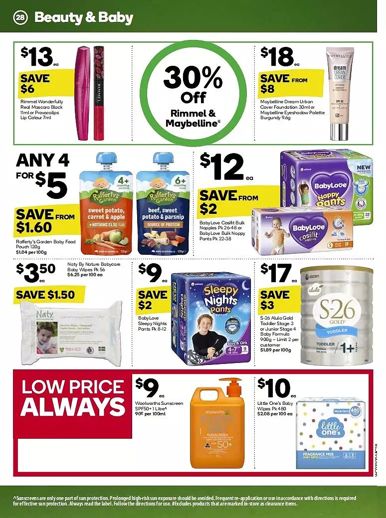 Woolworths 1月2日-1月7日折扣，洗发水、防晒霜、大米半价！ - 28