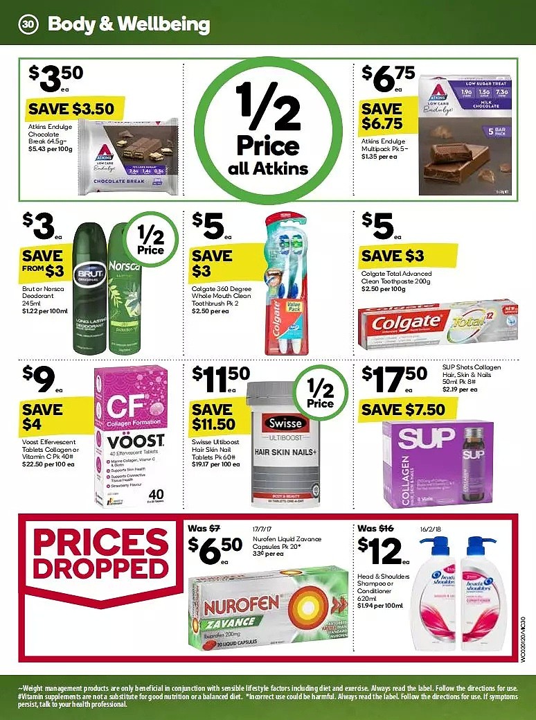 Woolworths 1月2日-1月7日折扣，洗发水、防晒霜、大米半价！ - 30