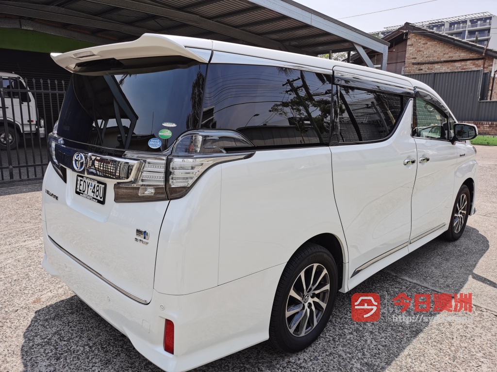 今日悉尼Toyota 丰田2016年 Vellfire 混动 豪华保姆车 7座位 Toyota 丰田2016年 Vellfire 混动 豪华保姆车 7座位