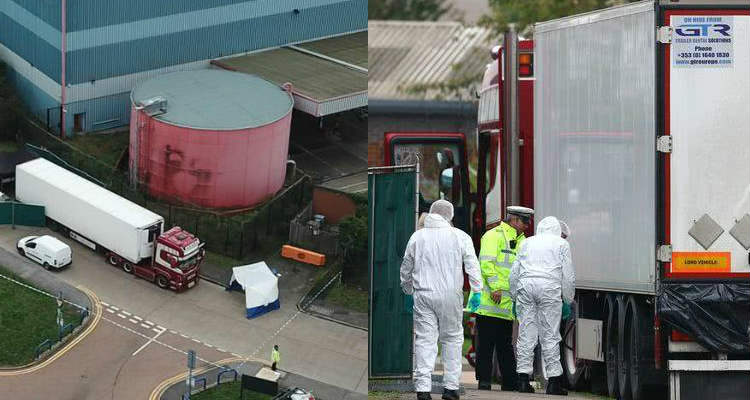 英国集装箱惊现39具尸体