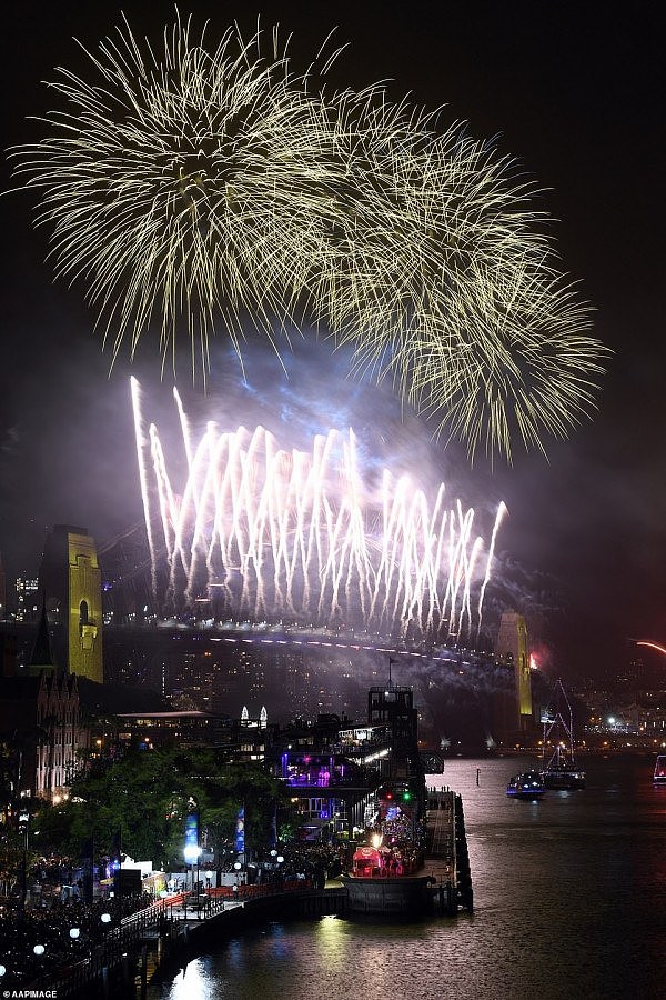 绝美璀璨！悉尼跨年庆典强风中揭幕，大桥惊现巨幅中文字！烟花秀照亮全城（视频/组图） - 5