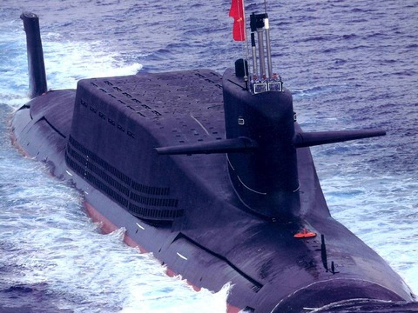 美媒指，此次试射的“巨浪3”导弹 由一艘094型核潜艇射出。（鼎盛军事）