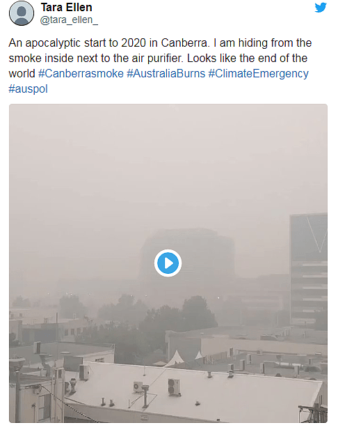 恐怖！“毒烟”笼罩澳洲首都，女子刚下飞机就呼吸困难，不幸死亡！空气质量超危险水平10倍（组图） - 3