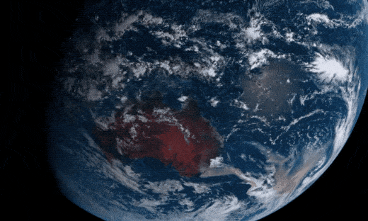 超震撼！外太空都能看到澳洲烧成一片火海！外星人，看到速来救火！墨尔本悉尼已被滚滚浓烟吞没！ - 2