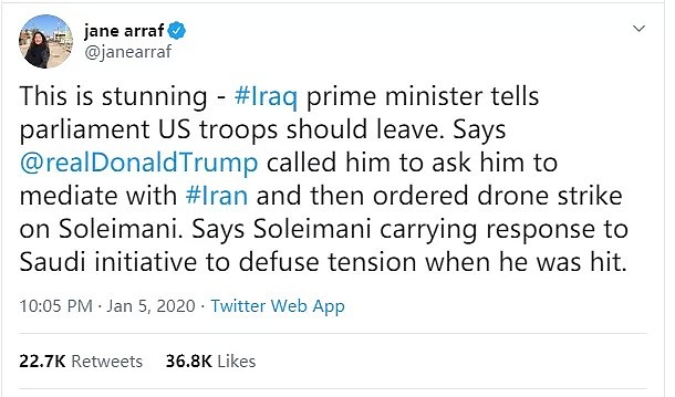 伊拉克总理刚刚披露的两个信息，让美国形象瞬间雪崩（组图） - 1
