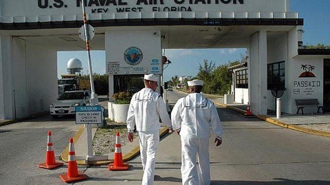 西礁岛海军基地。 (US Navy)
