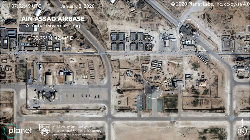 美媒航拍图：驻伊美空军基地遭到怎样的破坏（组图） - 2