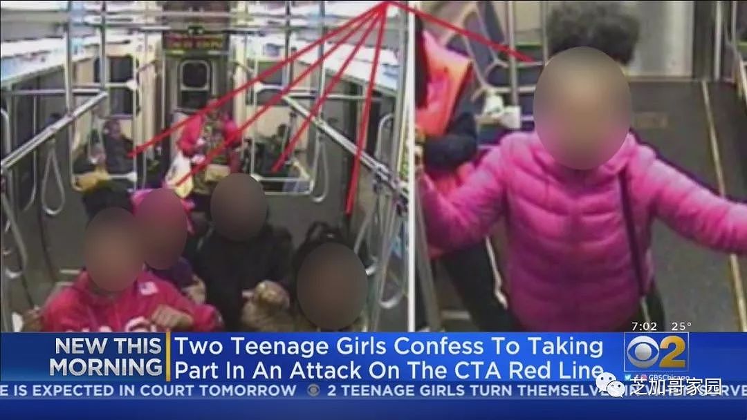 残忍！6屁孩在芝加哥列车上抢劫，踩踏、痛殴孕妇（组图） - 2