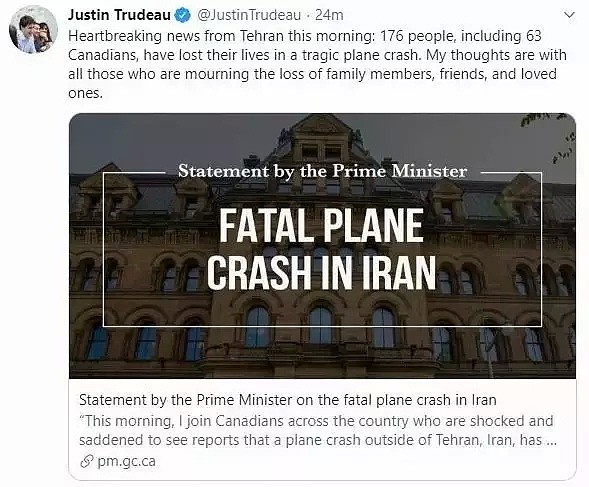 全国致哀降半旗！63名加拿大人遇难，特鲁多誓言找出真凶！遇难者中很多来自加拿大各高校...（组图） - 57