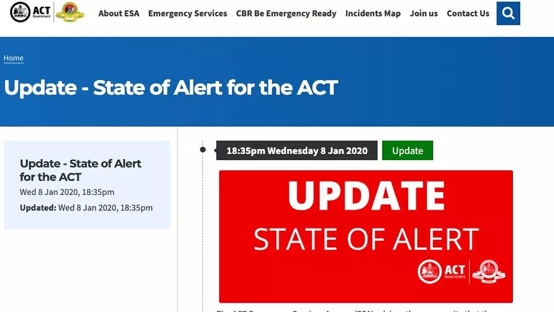 堪闻｜ACT紧急服务局ESA更新｜专家指出ACT对灾难规划的不足｜堪培拉全民爱心活动｜澳洲2019：最热，最干旱 - 1