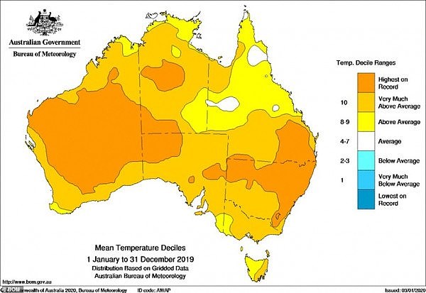 110年间澳洲气温飙升！2019年极度异常，全国气温高于平均值！屡破高温记录！（组图） - 2