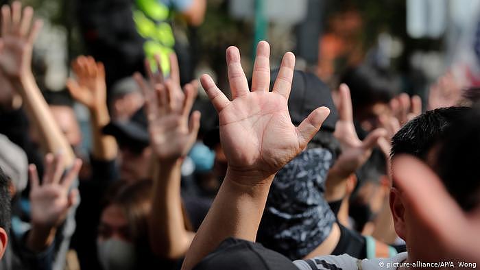 Hongkong Sheung Shui Proteste (picture-alliance/AP/A. Wong)