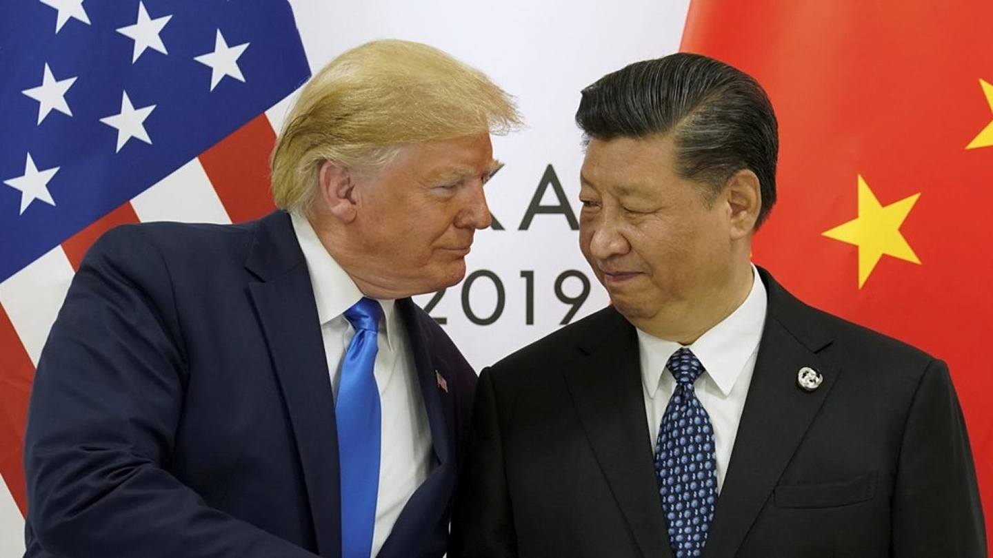 中美双方将在1月15日签署首阶段中美贸易协议，图为特朗普（左）与习近平（Getty Images）
