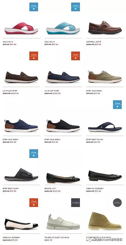 劲爆价！【Clarks】精品男女鞋/靴子 限时折上折特卖 - 3