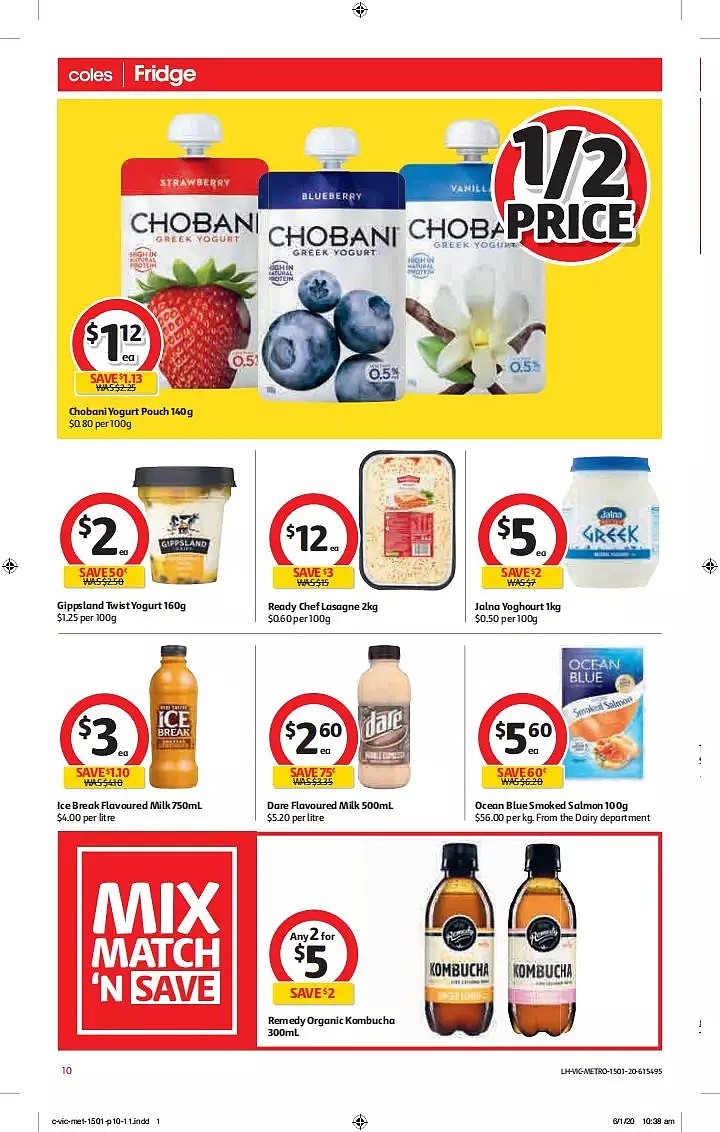 Coles 1月15日-1月21日折扣，饺子、春卷、鸡翅半价 - 10