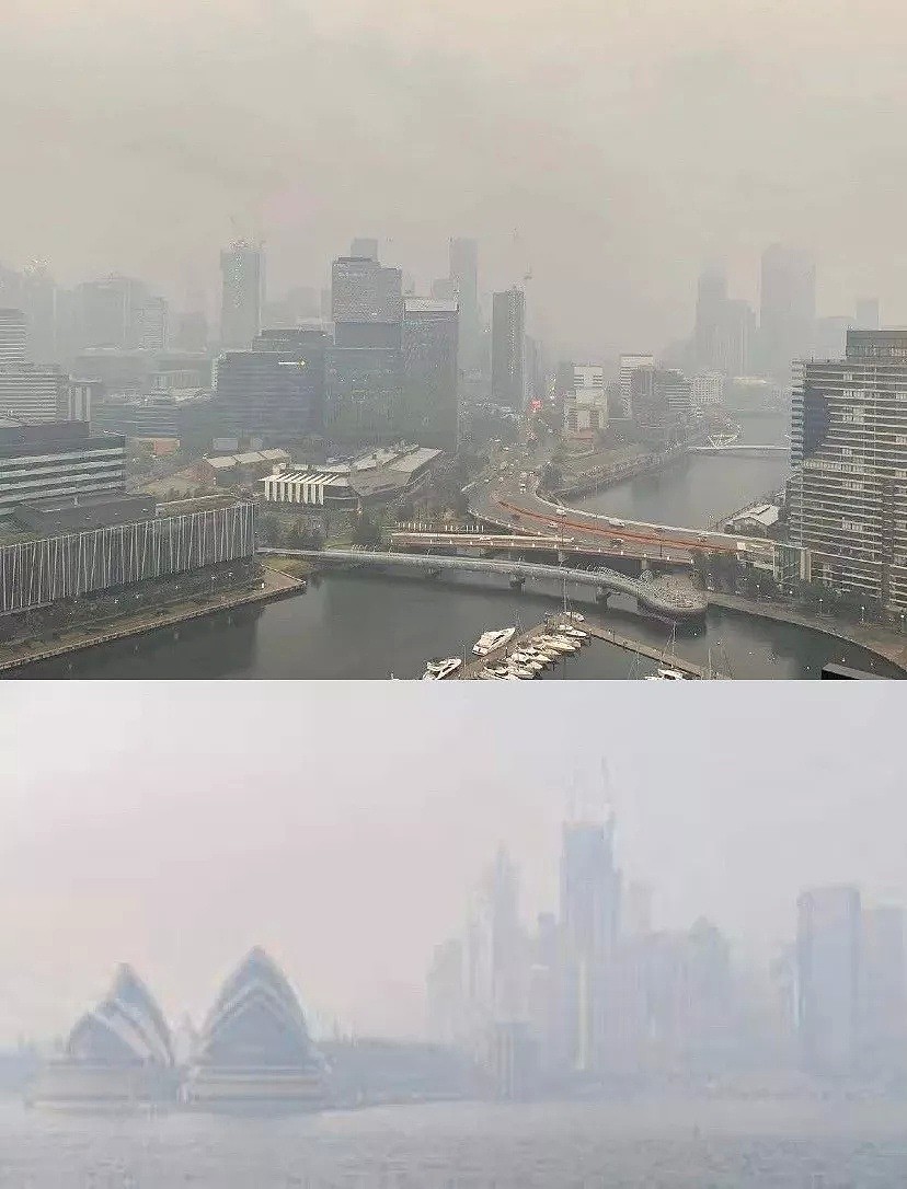 墨尔本今天雾霾爆表、血日当空！PM 2.5一度逼近900，出门就是找死！全市浓烟火警响了178次！ - 1