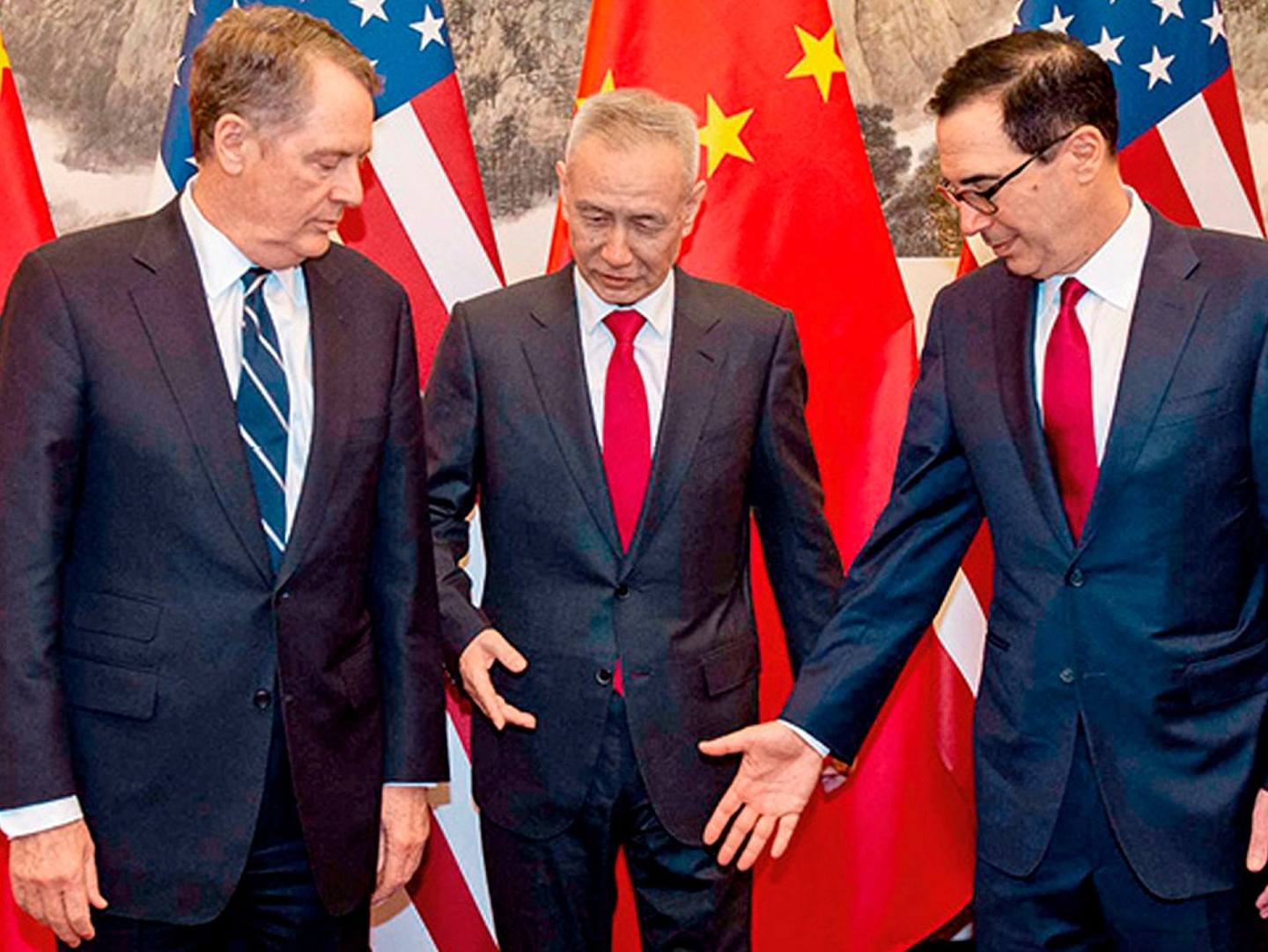 为签署中美第一阶段协议，中国国务院副总理刘鹤在1月13日至15日破例赴美。（AFP）