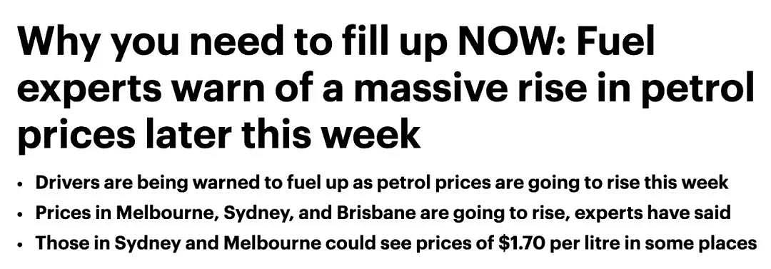 澳媒预警：菜价即将飙升50%，昆士兰涨最狠！油价、学费也都涨涨涨... - 28