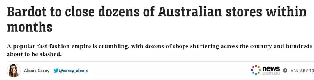 16天内第7个！昨天，又一国际大牌宣布关闭澳洲所有门店！ - 19