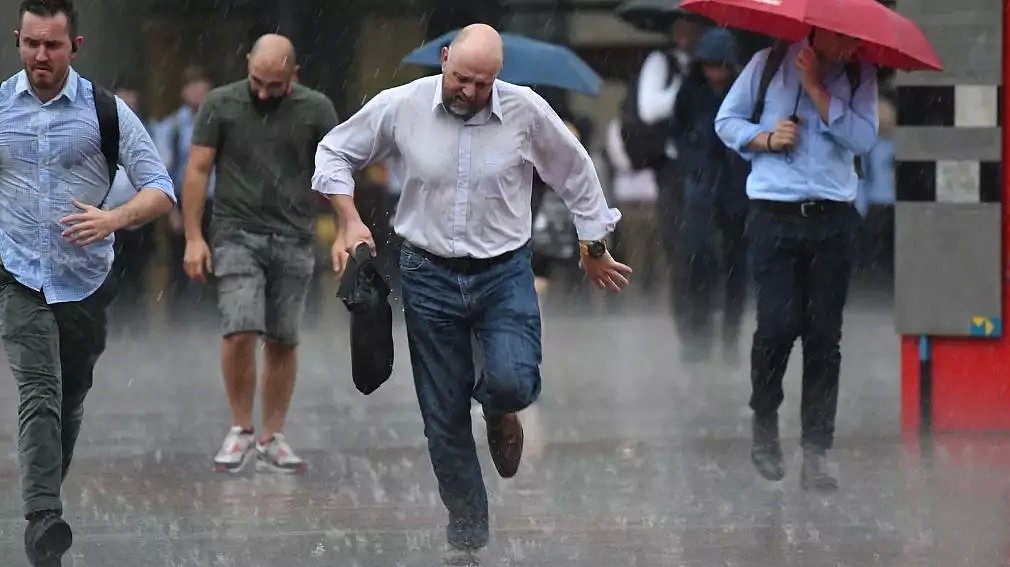 9年来最大的一场雨！澳人雨中狂欢冲上微博热搜榜 - 1