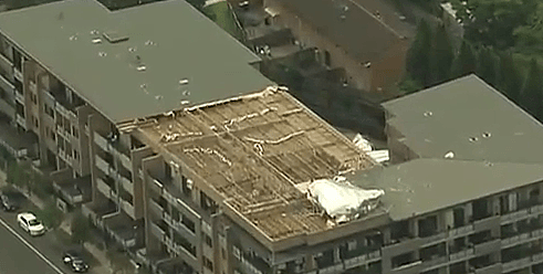 悉尼公寓楼屋顶被狂风掀翻！维修费高达数百万，物业费暴涨4倍！业主起诉开发商索赔千万（组图） - 2