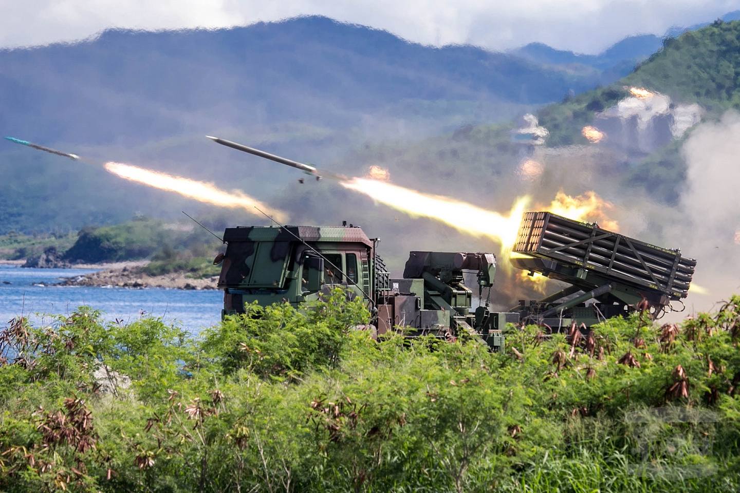 台湾军方也在加强反登陆战力。 （军闻社）