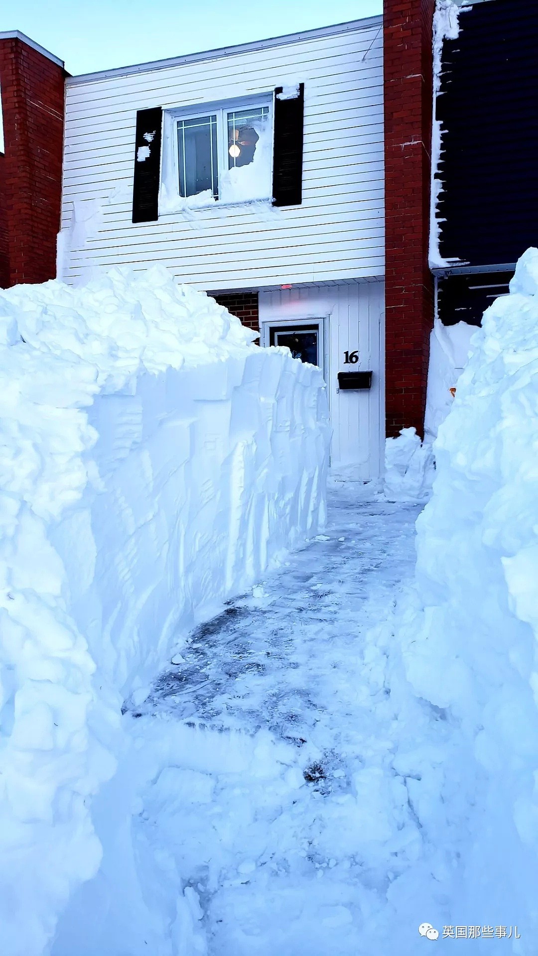 一夜之间全城大雪整个埋掉..打开家门连天都看不到！加拿大这场雪厉害了...（组图） - 44