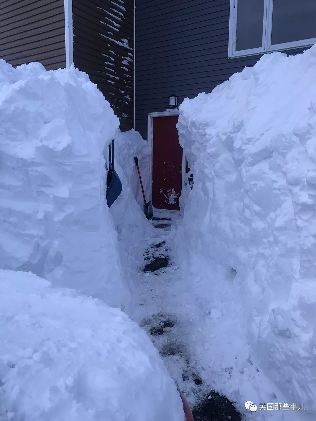 一夜之间全城大雪整个埋掉..打开家门连天都看不到！加拿大这场雪厉害了...（组图） - 45