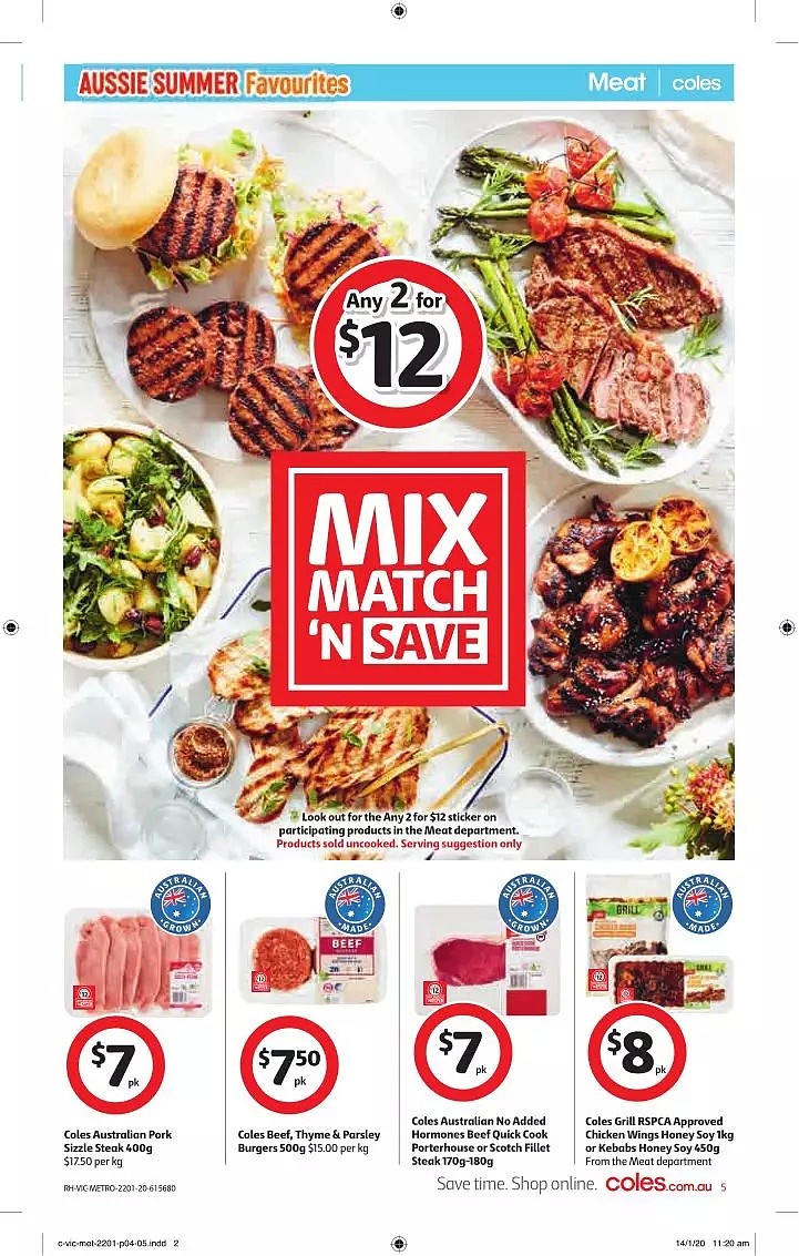 Coles 1月22日-1月28日折扣，饺子、油半价 - 5