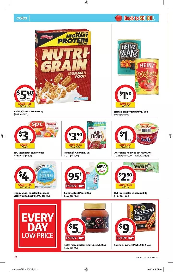 Coles 1月22日-1月28日折扣，饺子、油半价 - 20