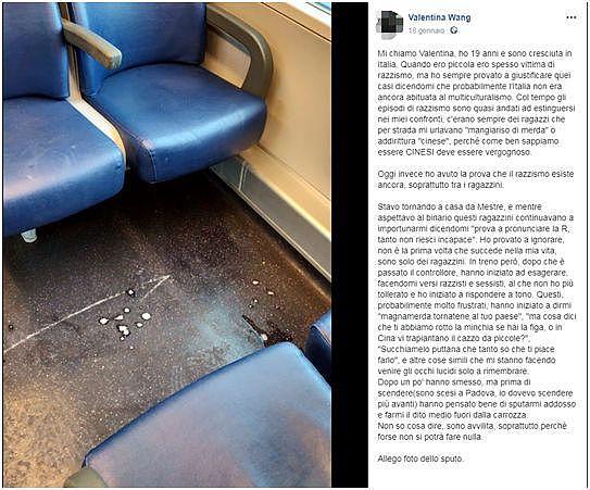 19岁华裔女孩在火车上遭吐口水！数百名意大利人出面道歉