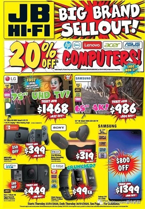 苹果电脑，iPad特卖！【JB-Hifi】1月23日至30日 优惠目录 - 1