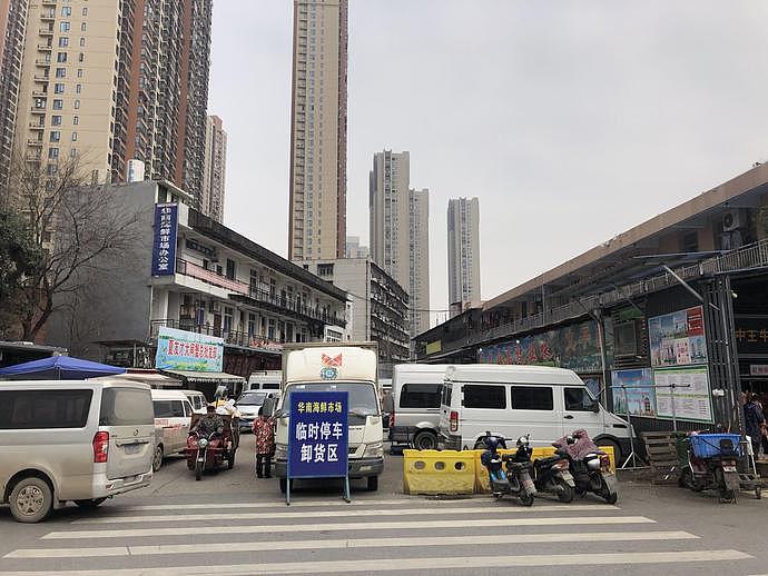 2019年12月31日下午的华南海鲜市场。 受访者供图