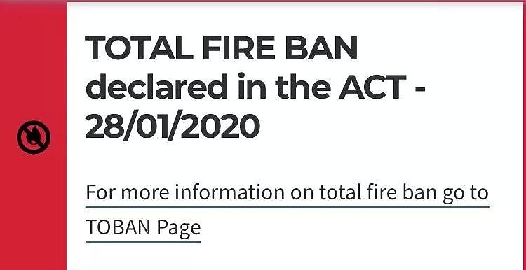 突发 | ACT山火失控，最新禁火令已发布 - 4