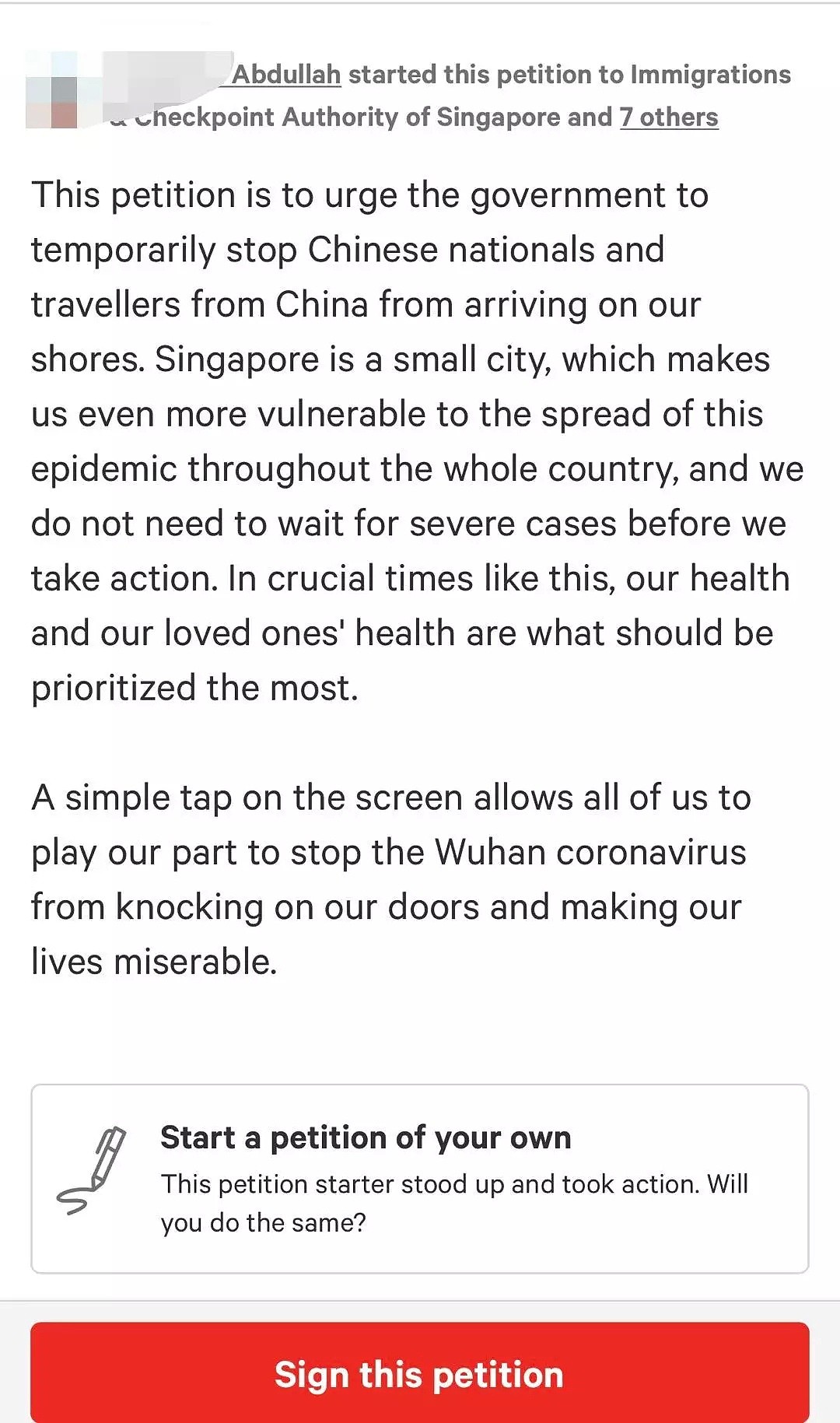 新加坡10万人请愿“禁止中国人入境”！部长紧急回应：己所不欲，勿施于人（组图） - 3