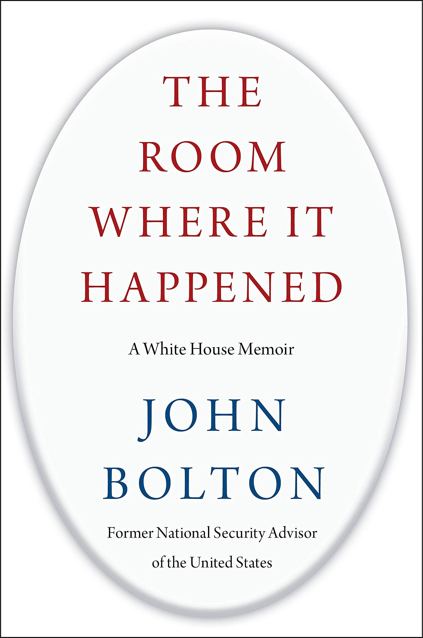 在亞馬遜網站上已可見博爾頓新書的封面照。（Amazon網站）