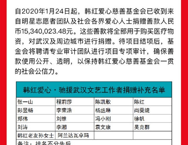 明星捐款陷道德绑架，黄晓明追加捐款，沈月被曝只捐2000块引群嘲（组图） - 4