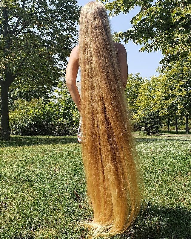 【美女】30年留1.8米长发，这个现实版“长发公主”美成仙（组图） - 22