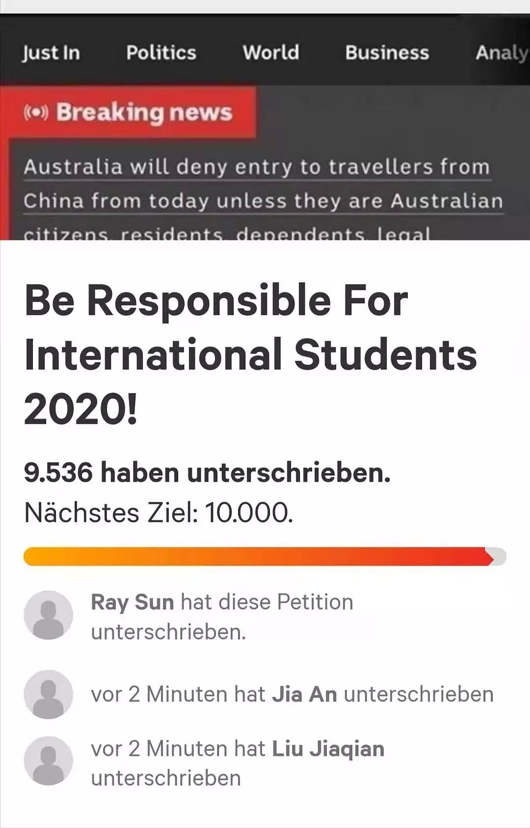 实惨！澳洲禁止入境后的第一天：机场混乱、学生滞留、请愿不断（组图） - 5