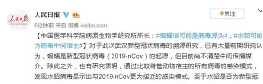 新冠肺炎病毒源头再爆大料，蝙蝠外又一动物进入视野, 都可能是宿主！（组图） - 1