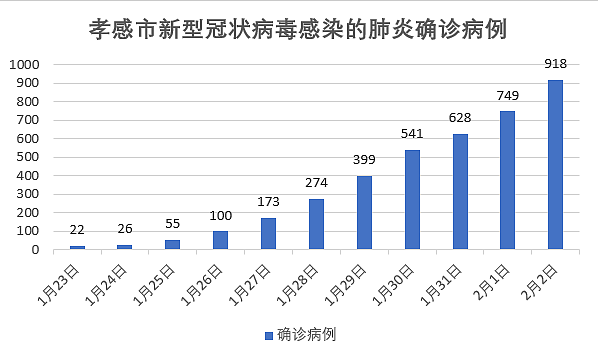 武汉外的湖北孝感：确诊病例超40倍速度增长 医院物资撑不过一周（组图） - 1