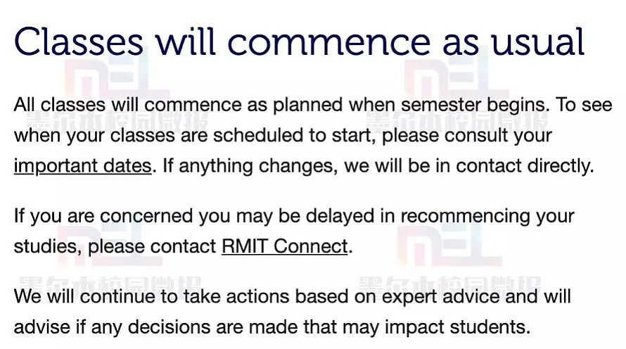 最新！旅行禁令对你开学有何影响？墨尔本多所大学官方回复来了(2月3日版) - 5