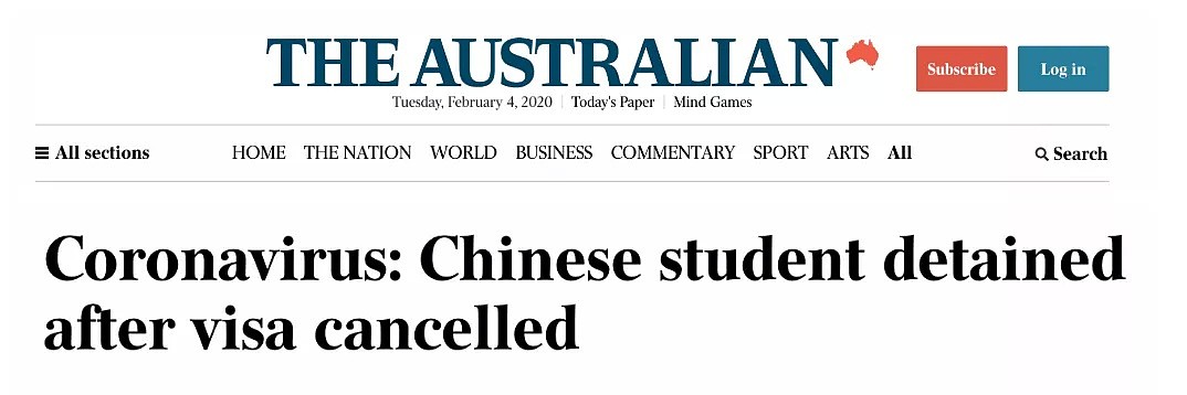 12名中国学生澳洲机场被拘留！有人取消签证，有人财物没收 ！澳媒：80名疑似感染者CBD旅馆内秘密隔离（组图） - 1