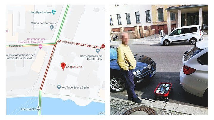 行为艺术家骗过谷歌 99部手机就能在地图上伪造一场堵车（组图） - 1