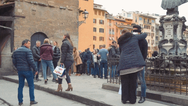 我不是病毒!华人小哥意大利街头求拥抱,结果...（视频/组图） - 3