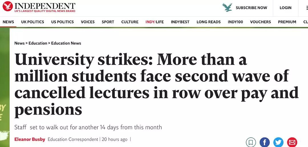 英国74所大学将史上最强罢工14天，120万学生遭殃！（组图） - 2