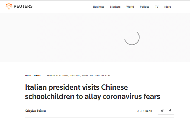 因疫情出现排斥中国人情绪，意大利总理谴责：愚蠢（图） - 2